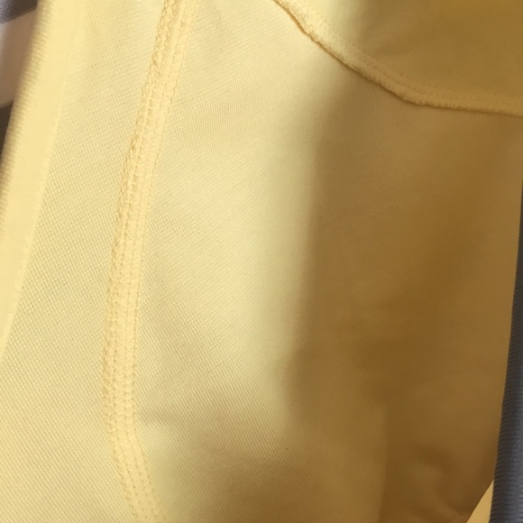 Women’s Lucy workout tank spin fusion tank yellow stripe NEW! - Picture 7 of 7